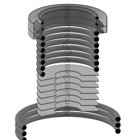 Charlynn - After Market Repair Parts Hydraulic Cylinder Repair Kit- Buna N Seal Kit 60533